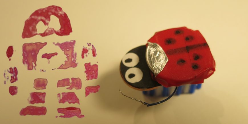 Tinker Birthday Party: Making a Bristlebot